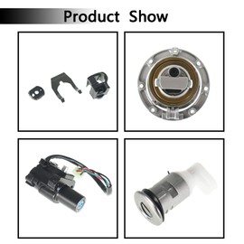 waltyotur Ignition Switch Fuel Gas Cap Lock Key Replacement for Honda CBR900RR CBR929RR CBR954RR 2000-2003
