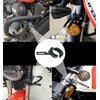 KiBlithemor Motorcycle Headlight Bracket, Pack of 2 38-60 mm Universal