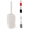 MSV Anzio Toilet Brush with Hygienic Container White