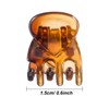 HOTOP 24 Pcs Mini Hair Clips, Small Hair Claws, Non-Slip