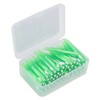 60Pcs Interdental Brush Practical Slim Braces Cleaner with PP Handle