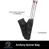 BowQier Bow Quiver, 3 Tube Hip Quiver for Compound Bow,