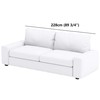 The Heavy Cotton KIVIK Three Seat (Not Loveseat ) Sofa