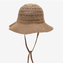 Hazzys (대구신세계)24SS베이지 짜임 면혼방 벙거지모자 HILG4E111I2 (Daegu Shinsegae) 24SS Beige Textured Cotton Blend Bucket Hat HILG4E111I2
