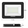 MORSEN 200W Flood Light Outdoor Plug in - 20000LM 5000K