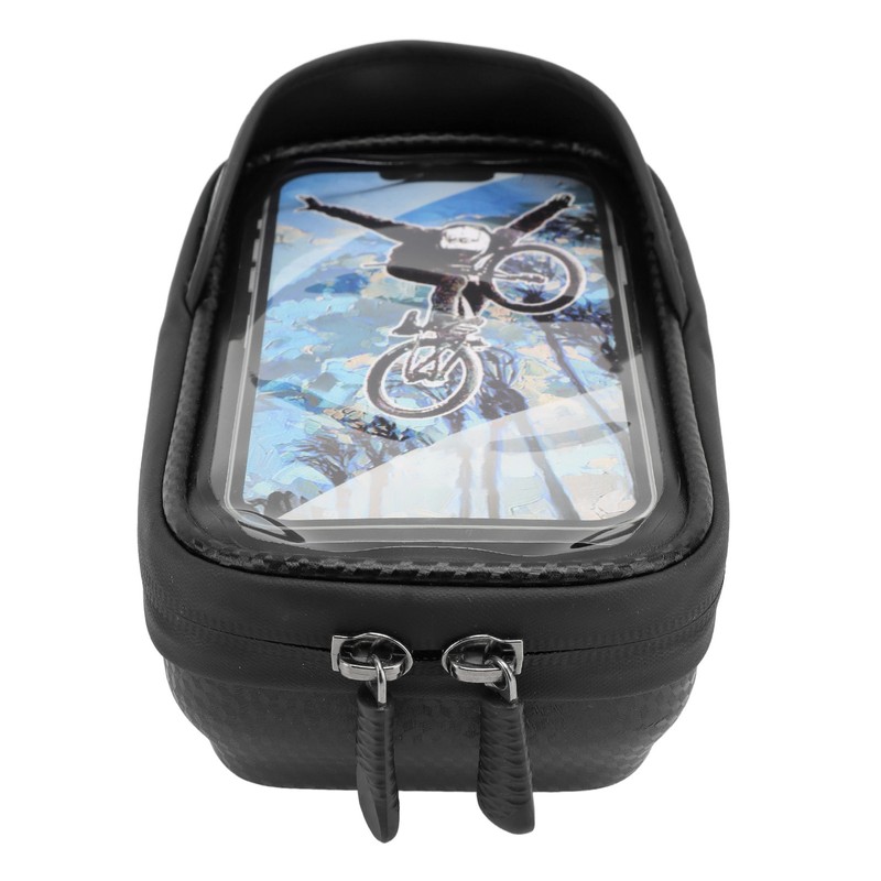 Bike Front Frame Bag Waterproof Shock Absorbing Touch Screen Phone