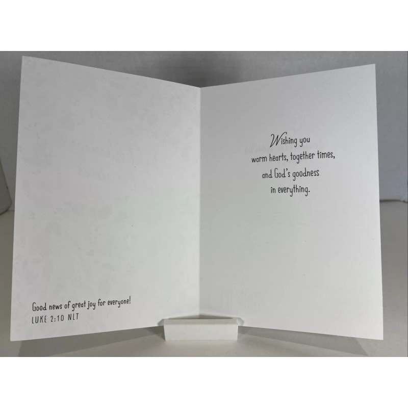 DaySpring Christmas Greeting Card Unused Pinecone Holly Pine Tree Branches