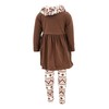 Unique Baby Girls 3 Piece Matching Thanksgiving Turkey Legging Set