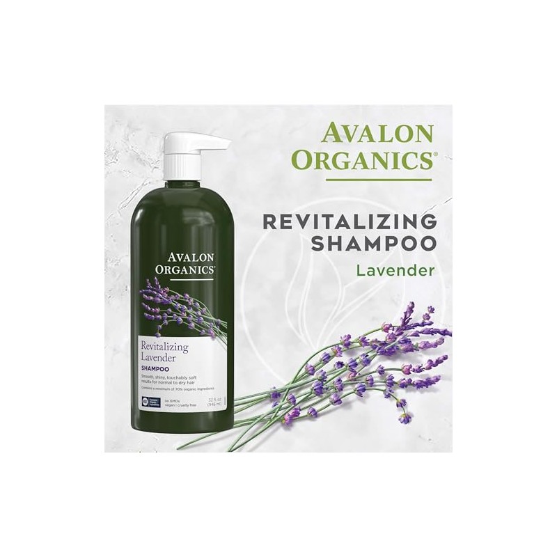 Avalon Organics Nourishing Lavender Shampoo, 32 oz.