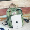 (Army) - LuckyZ Womens Casual Style Lightweight Canvas Backpack School