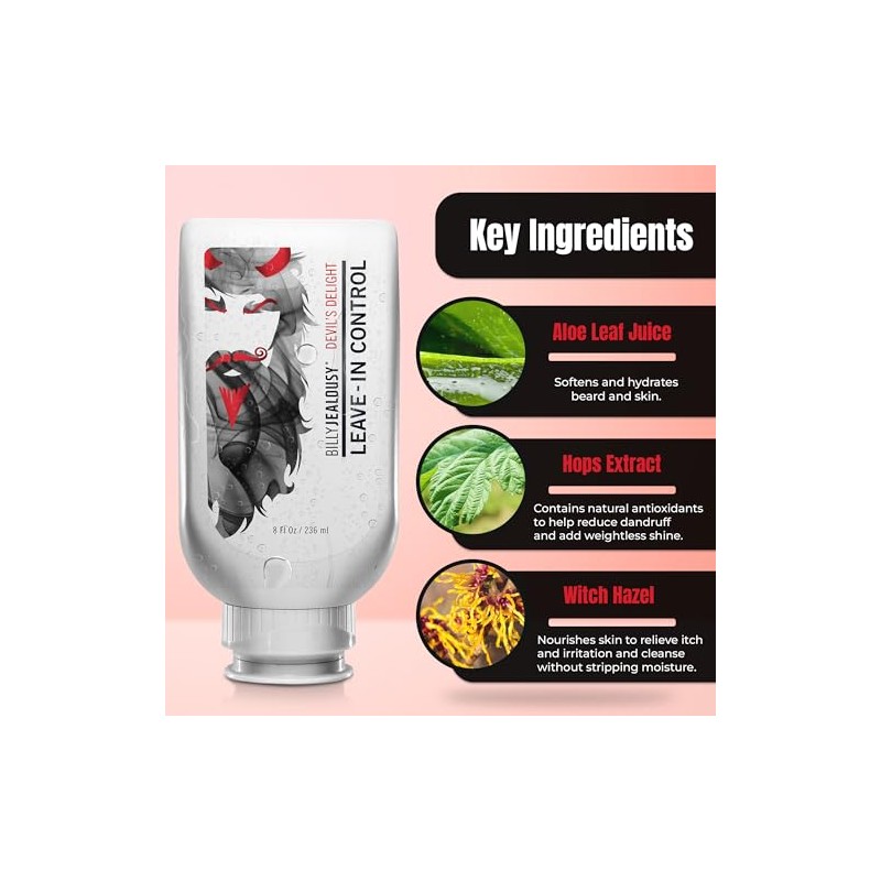 Billy Jealousy Devils Delight Beard Control Leave In Mens Styling
