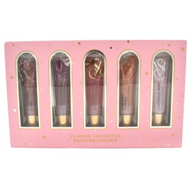 Victoria's Secret Flavor Favorites Lip Gloss 5 Piece Gift Set Shimmer Lipgloss