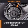 KRUPS Precision Burr Coffee Grinder: 12 Settings, 8 oz Capacity
