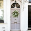 20 Inch Olive Wreath for Front Door, Spring Summer Wreath