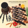 Knife Set,12-Piece Premium Kitchen Knife Set with Universal Knives Block,Anti-Rust