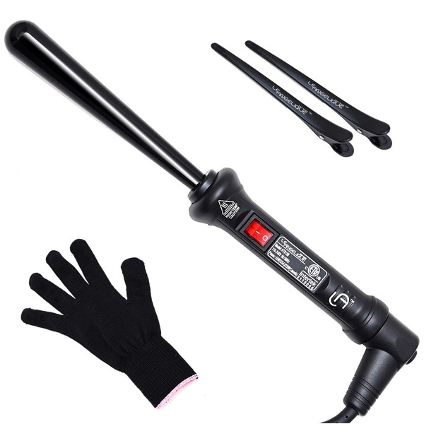 Le Angelique Reverse Tapered Curling Wand for a Unique Curly