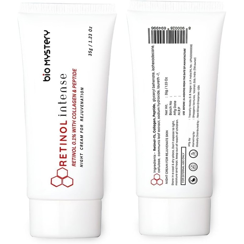 Bio Mystery Retinol 0.1 Intense Cream With Collagen & Peptide