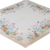 texpot Tablecloth 85 x 85 cm with Bunny & Flowers