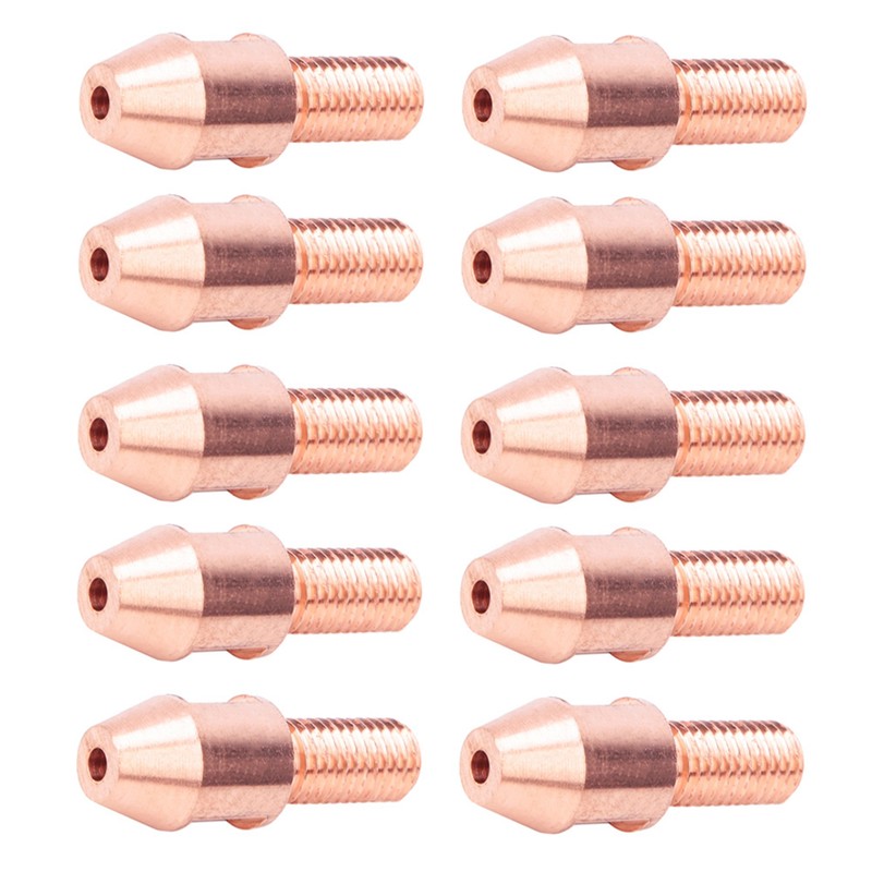 10Pcs Welding Contact Tip Submerged Copper Arc Nozzle Accessory M12