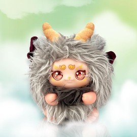 Globebill Plush doll purse, plush toy, plush pendant (gray)