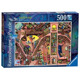 Ravensburger 17484 Colin Thompson The Ludicrous Library 500 Piece Jigsaw Puzzle for Adults and Kids Age 10 Years Up