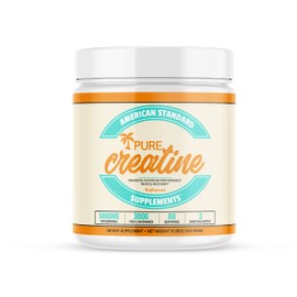 American Standard Supplements Pure Creatine Monohydrate Micronized Powder - Micronized Creatine Monohydrate Powder - Unflavored - 5000mg per Serving - 60 Servings (300g)