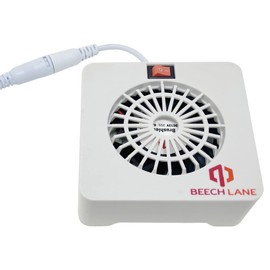 Beech Lane 12V RV Fridge Fan, Wired Connection Provides Constant Power, No Batteries, More Air Output Than Battery Fans, On and Off Switch, Recirculates Falling Cold Air