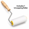 Honeycomb Uncapping Roller with Wooden Handle for Honey Extraction Preparation