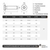 OPIOL QUALITY® Rounded Head Screws Hexalobular Torx ISO 7380 M6