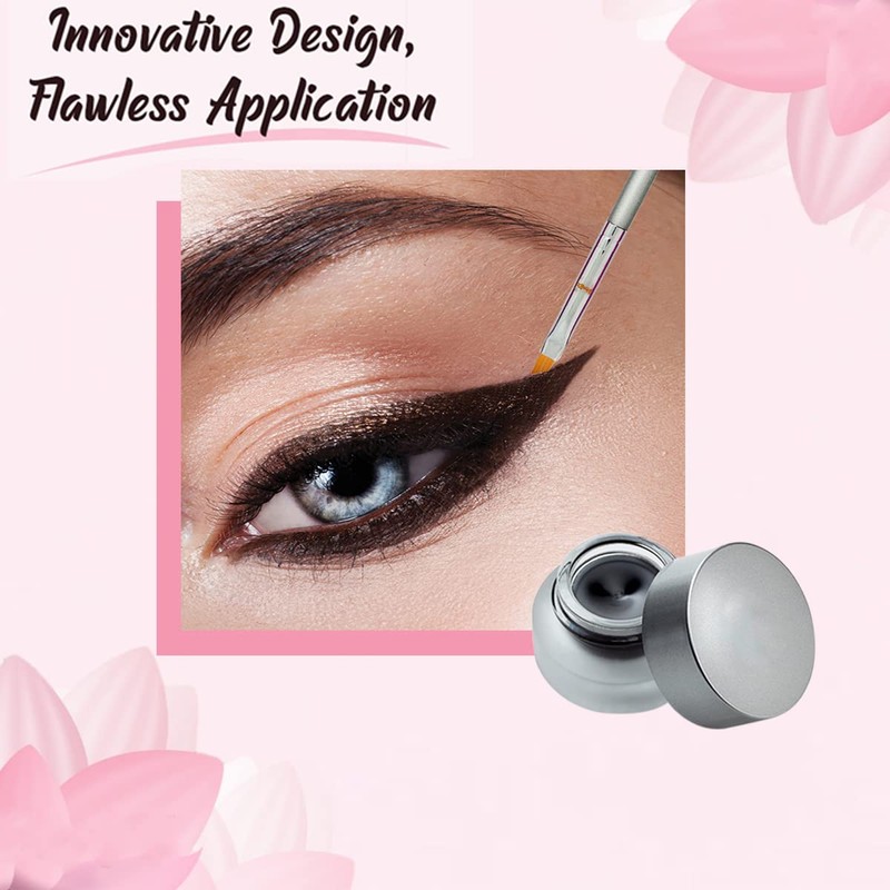 Eyeliner Brush Fine Angled Set - For Liquid Gel Liner