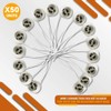 GU10 Base Socket 50 Pack Ceramic Socket Lamp Connector with