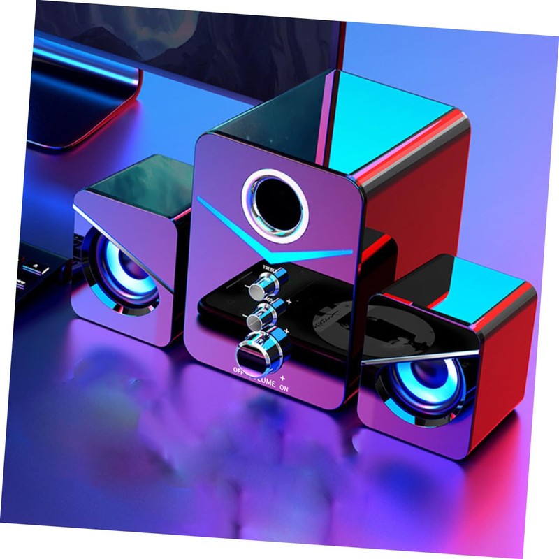 DOITOOL 3pcs Speaker for External Speaker USB Portable Sound Box
