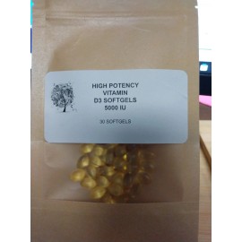 PR HIGH POTENCY VITAMIN D3, 5000 IU, 30 Quick Release Softgels