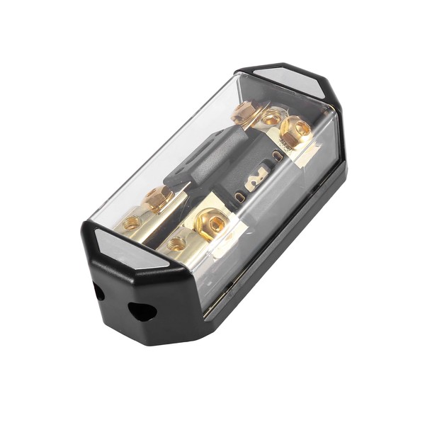 REPAIROCK Car Stereo Audio Inline ANL Fuse Holder 2 Way