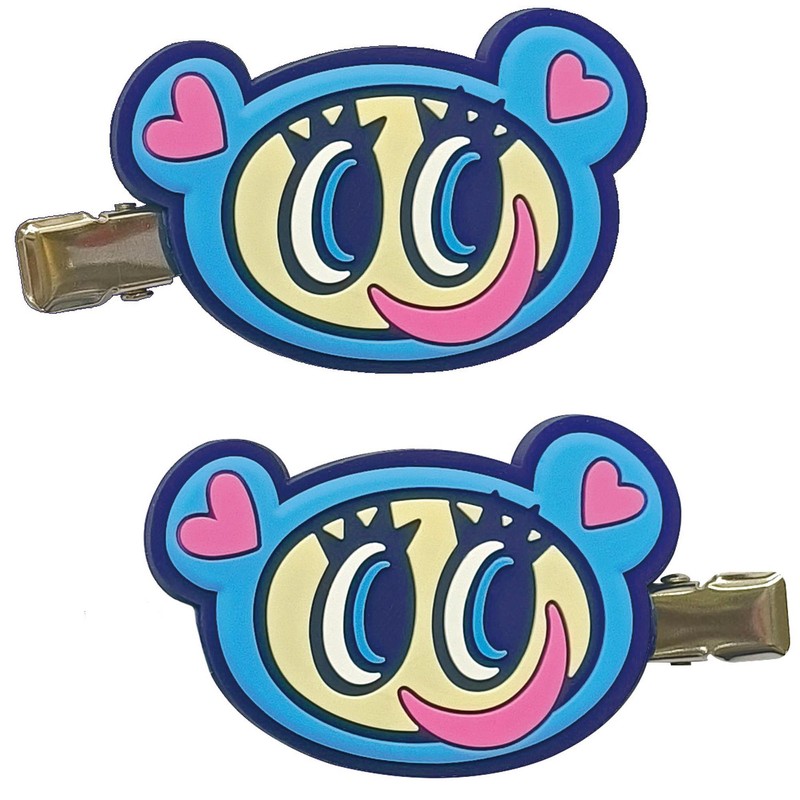 Angel Blue Rubber Bangs Clip Nakamra-kun Hair Clip