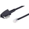 1aTTack.de TAE-N Plug to RJ12 Western 6/6 Fax Cable 6