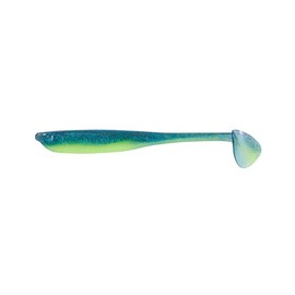Balzer Shirasu Z-Shad Zander Shads – 3 Rubber Fish, Size/Weight/Colour: 9.5 cm/3.7 g/Mahi Mahi