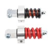2PCS 112mm Rear Shock Absorber Aluminum Alloy Red Black for