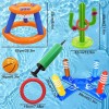 Juguete Inflable Lanzar Anillos Dinámico Albercas Piscina