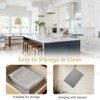 2PCS Microfiber Dish Drying Mat, 45x60cm Absorbent Draining Board Mats