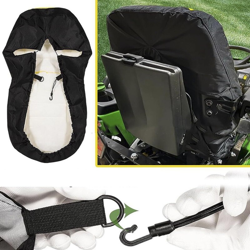 Tiny Force Upgrade Comfortable Waterproof Tractors Seat Cover Compatible with