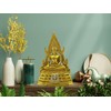 BUDDHO Chinnaraj Thai Buddha Statue for Home Decor 8" h