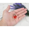 DS. DISTINCTIVE STYLE Vial Necklace Heart Shaped Perfume Bottle Pendant
