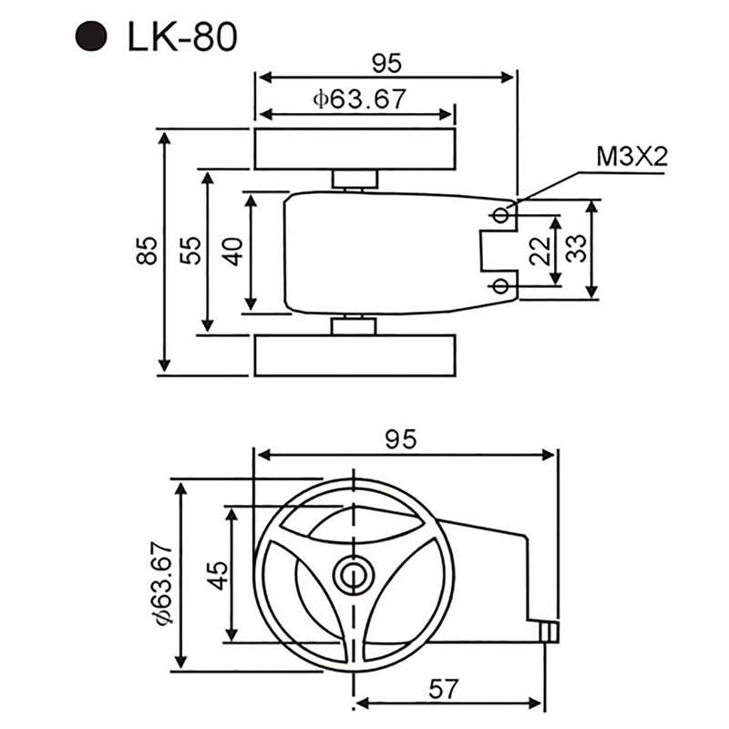 Wheel Sensor Meter Counter, HD Display Length Meter Measuring Counter,