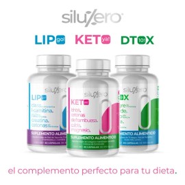 Colágeno Hidrolizado Con Bhb Siluzero Ket Ya! 90 Cápsulas Cetonas de Frambuesa, BHB, Calcio y Magnesio Suplemento Alimenticio
