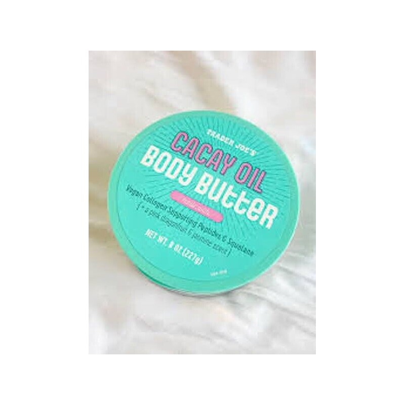Trader Joe’s Cacay Oil Body Butter Moisturizer Pink Dragonfruit Jasmine