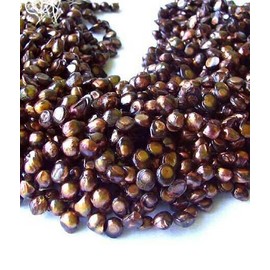 PremiumBead Hot Cocoa Chocolate Pearl Blister Strand 108896