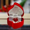 SAFRI Red Heart Crystal Teddy Bear in Red Rose Special