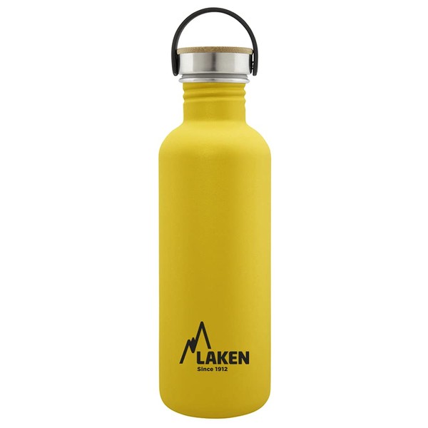 Laken Basic Stainless Steel Bottle, Water Bottle, Wide Opening with