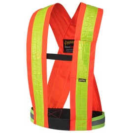 Pioneer V1040950-O/S High Visibility Safety Sash, Orange, Fits All